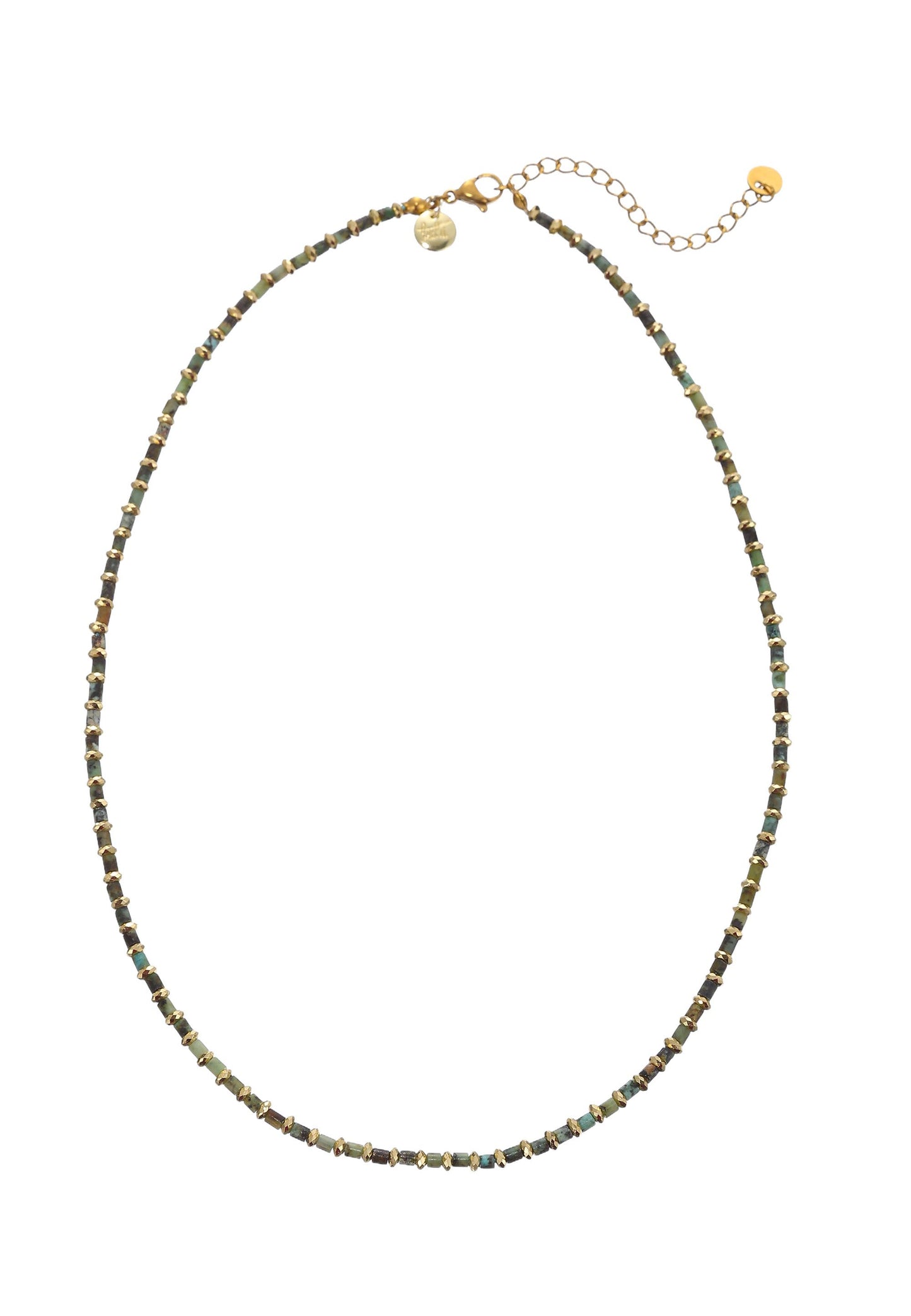 kurze Halskette stainl. 14K set - 210126827