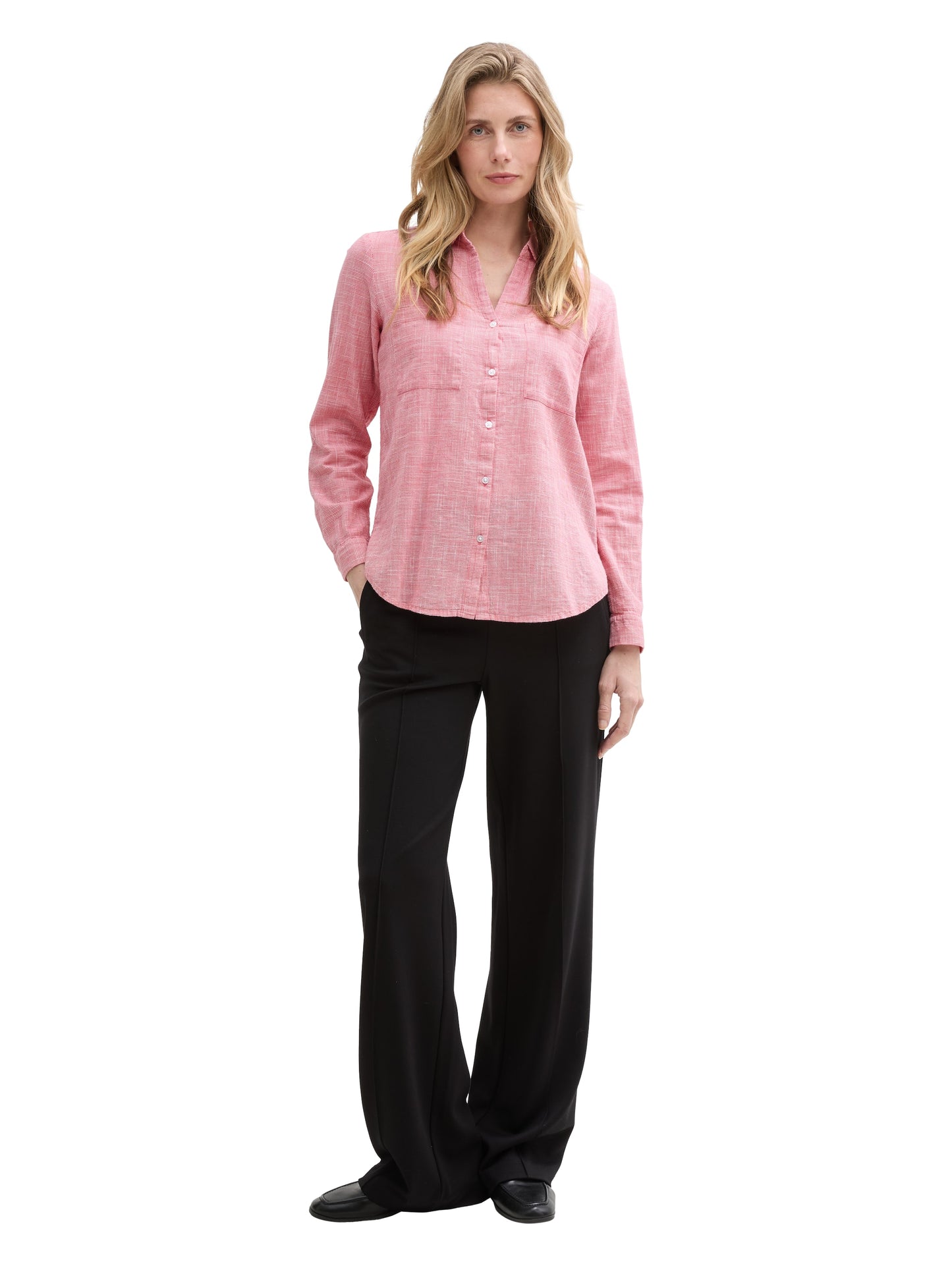 blouse with slub structure - 1035247