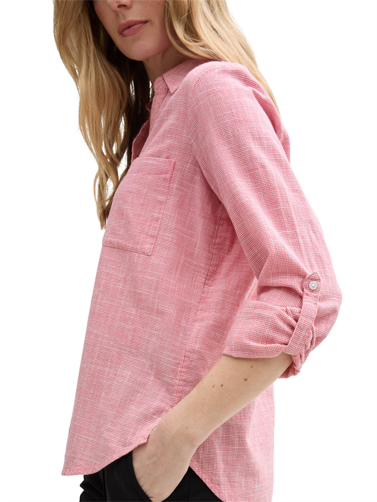 blouse with slub structure - 1035247