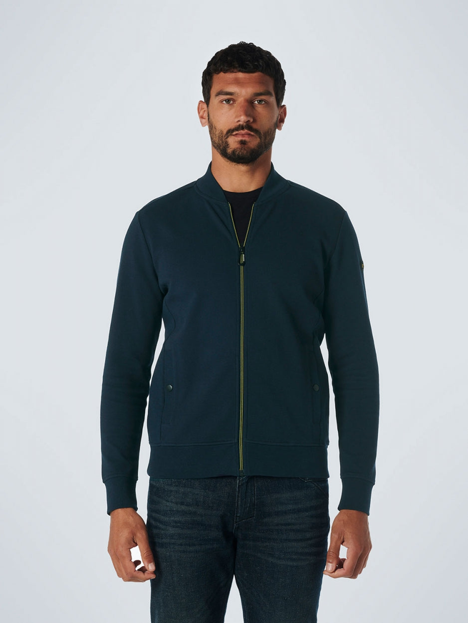 Sweater Full Zipper Twill Jacquard - 21100823SN