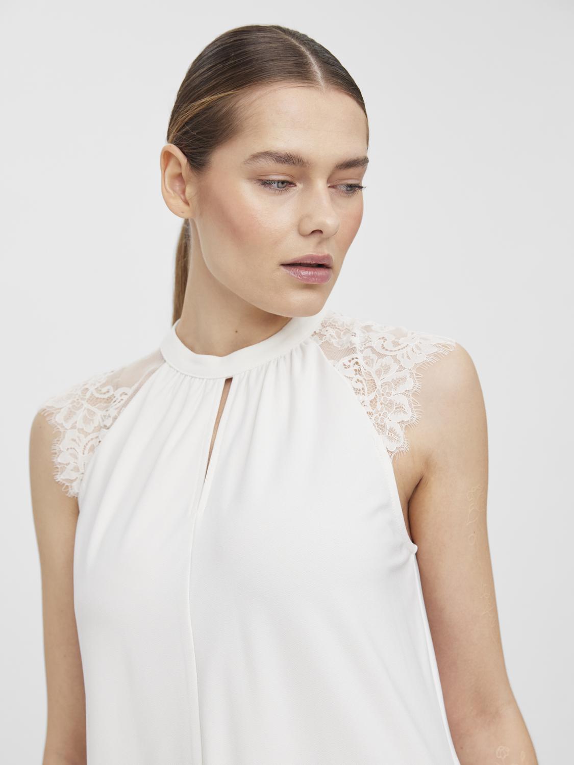 VMMILLA SL LACE TEE GA NOOS - 10226072