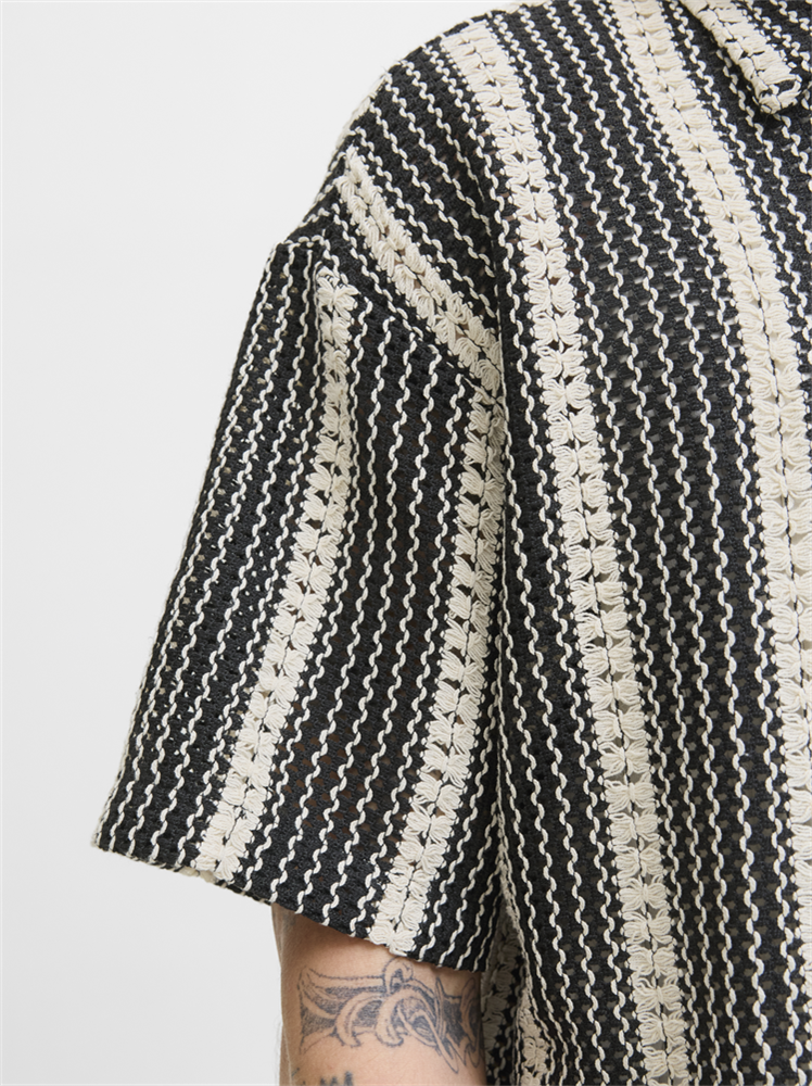 JORBELLAGIO CROCHET SHIRT SS SN - 12277295