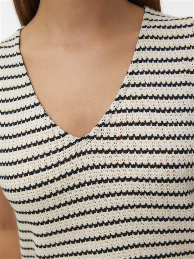 VMOHIA SL V-NECK TOP JRS - 10341559