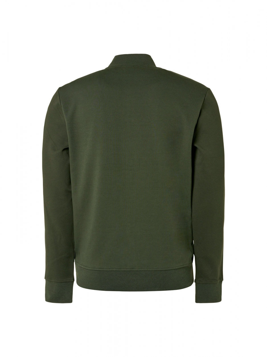 Sweater Full Zipper Twill Jacquard - 21100823SN