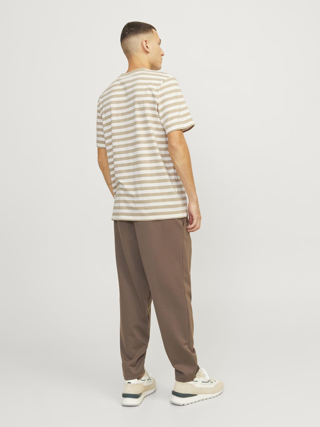 JORTAMPA STRIPE TEE SS CREW NECK - 12252176