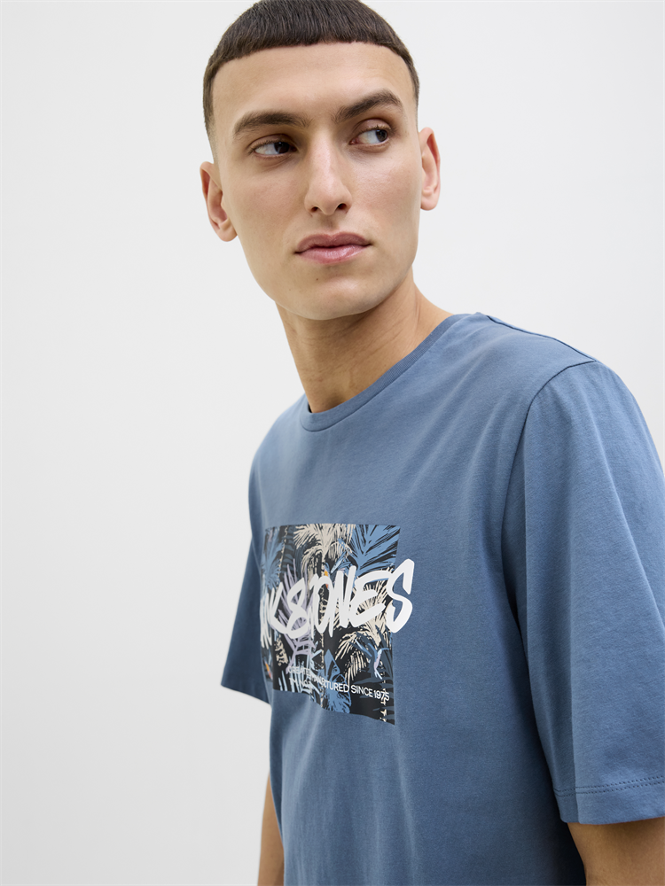 JJHAWAII SHAPE TEE SS CREW NECK LN - 12269324