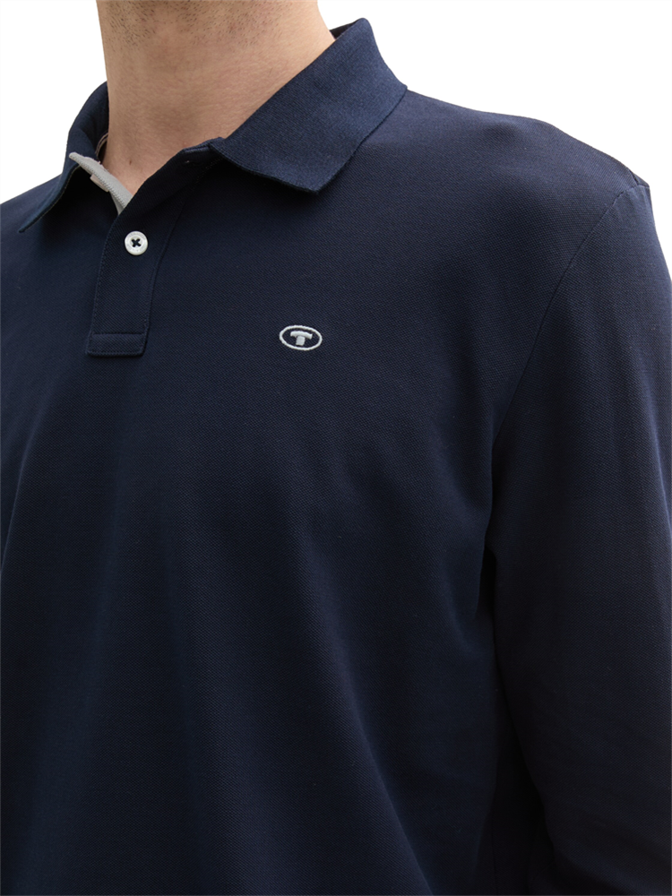 basic polo with contrast - 1043278