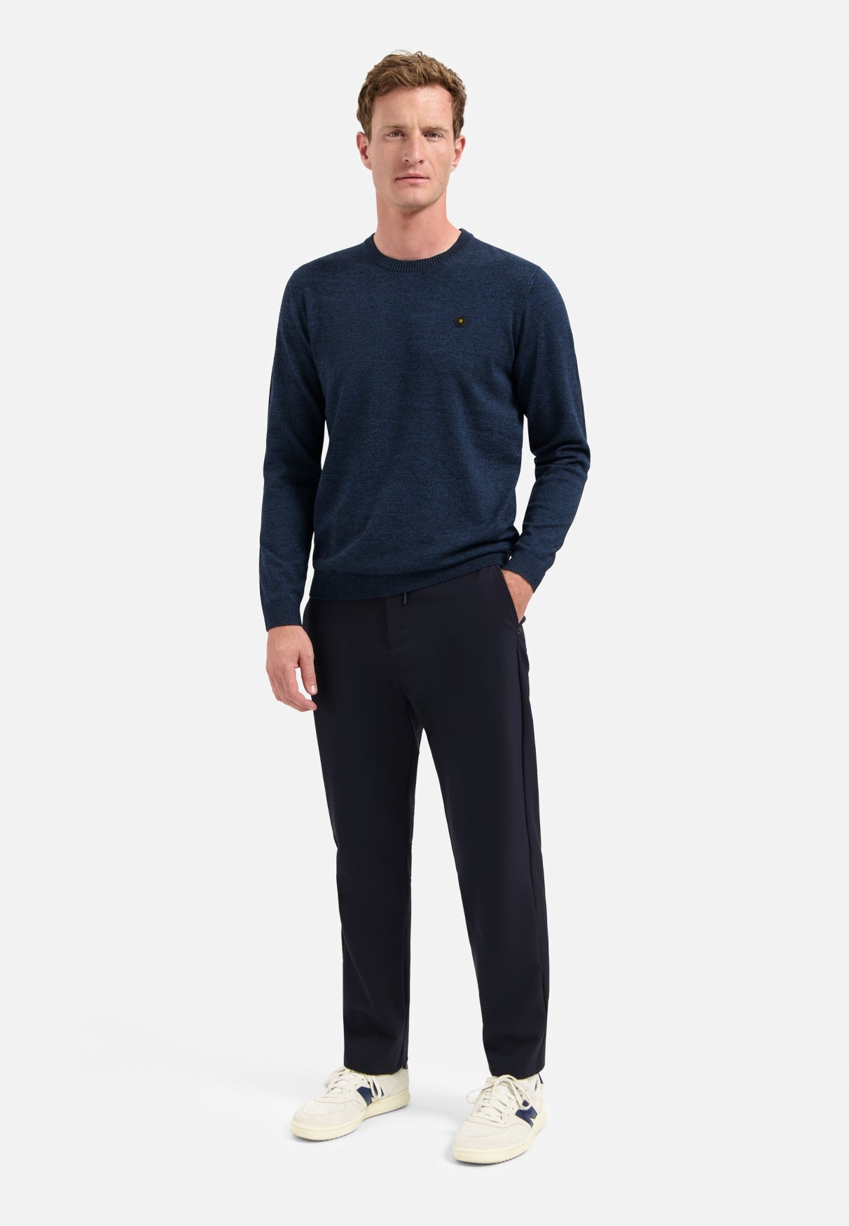 Pullover Crewneck 2 Coloured Melang - N2180