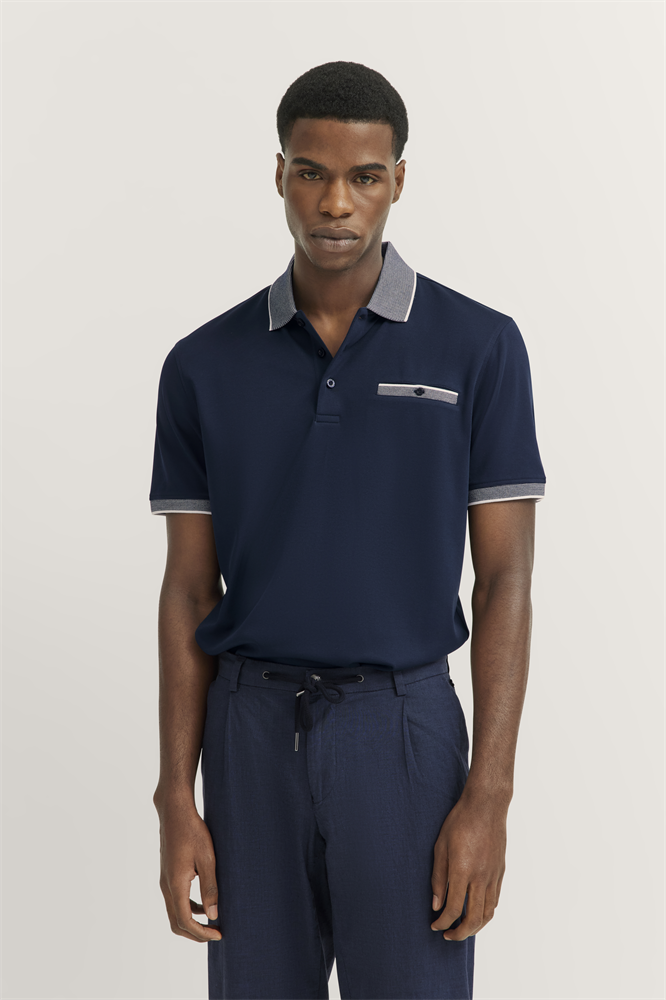 HERREN POLO 1/2 ARM - 75091C 8151