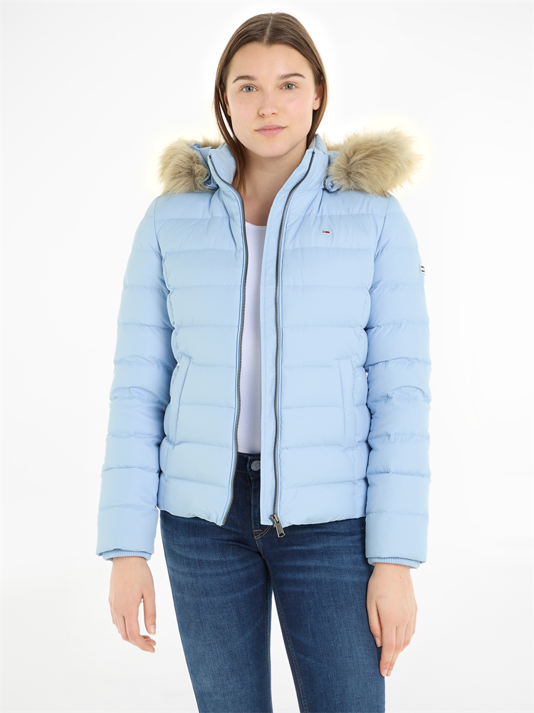 TJW BASIC HOODED DOWN JACKET - DW0DW08588