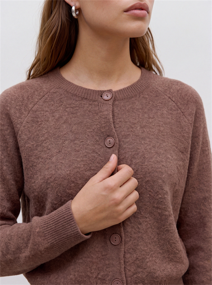 VMSIF LS O-NECK CARDIGAN NOOS - 10354014