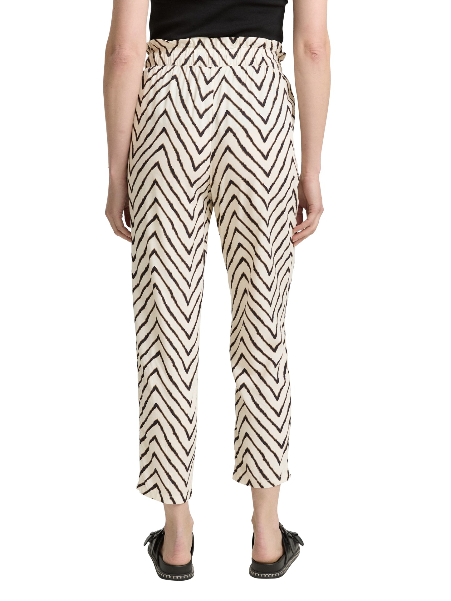 loose fit paperbag pants - 1046504