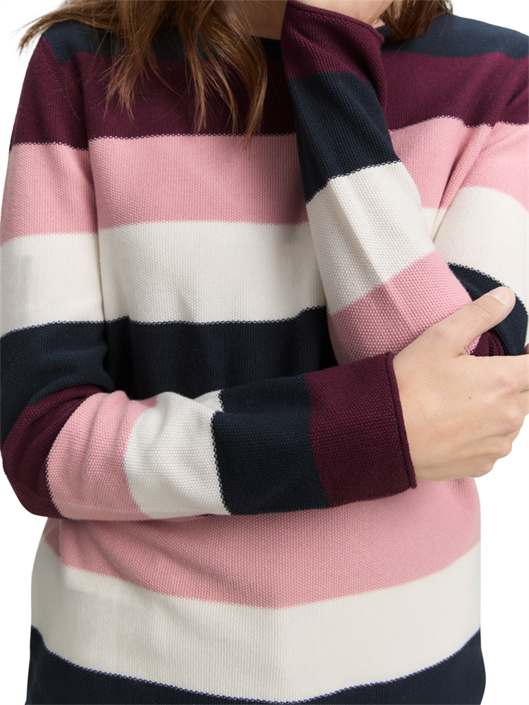 Knit structured striped - 1042952