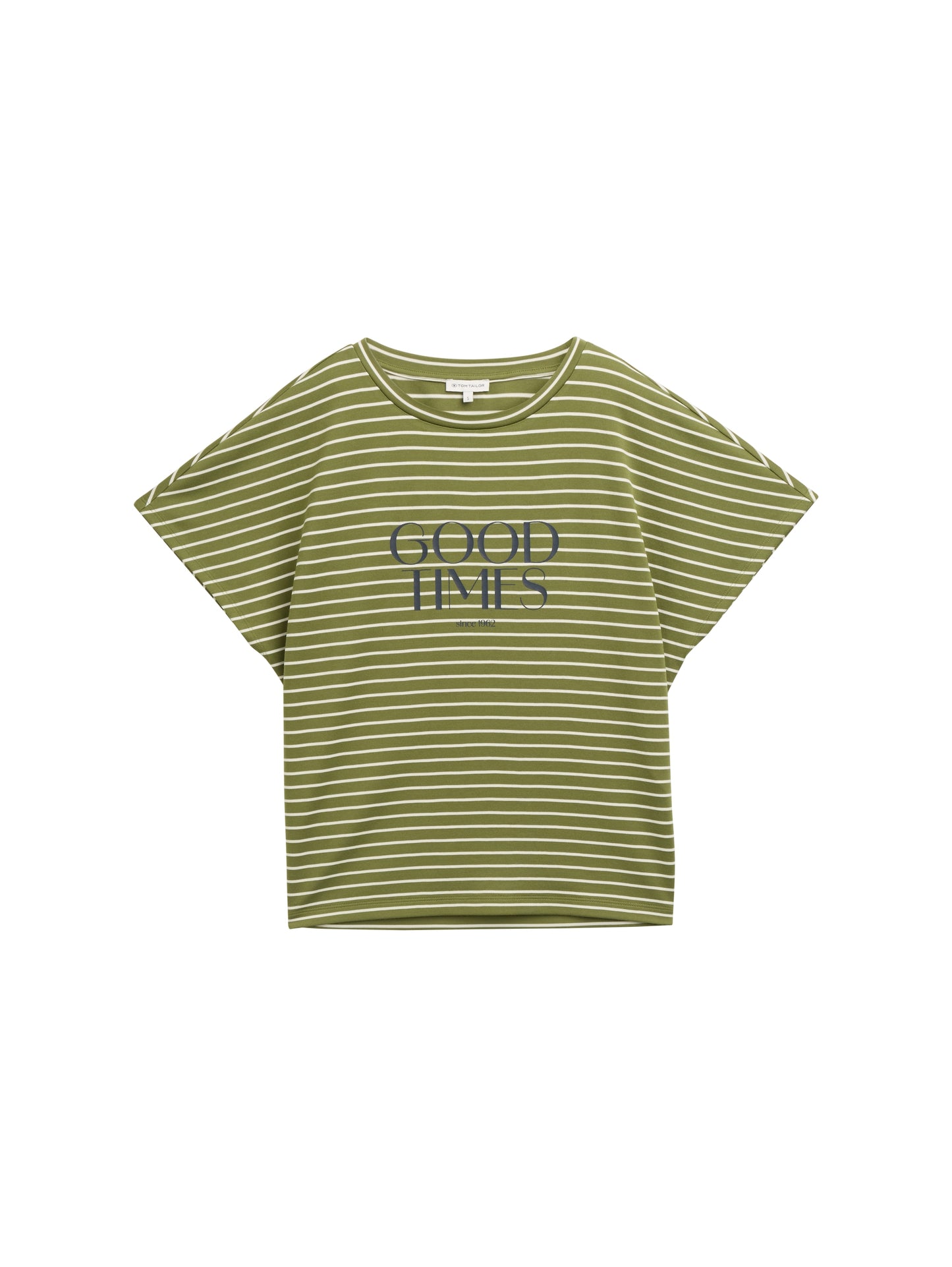 T-shirt striped with print - 1047751