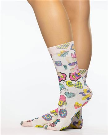Lady Socks SKATING CAT - 1010-05136-656