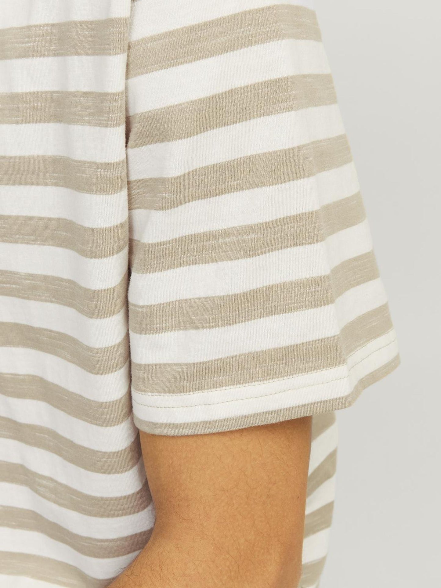 JORTAMPA STRIPE TEE SS CREW NECK - 12252176