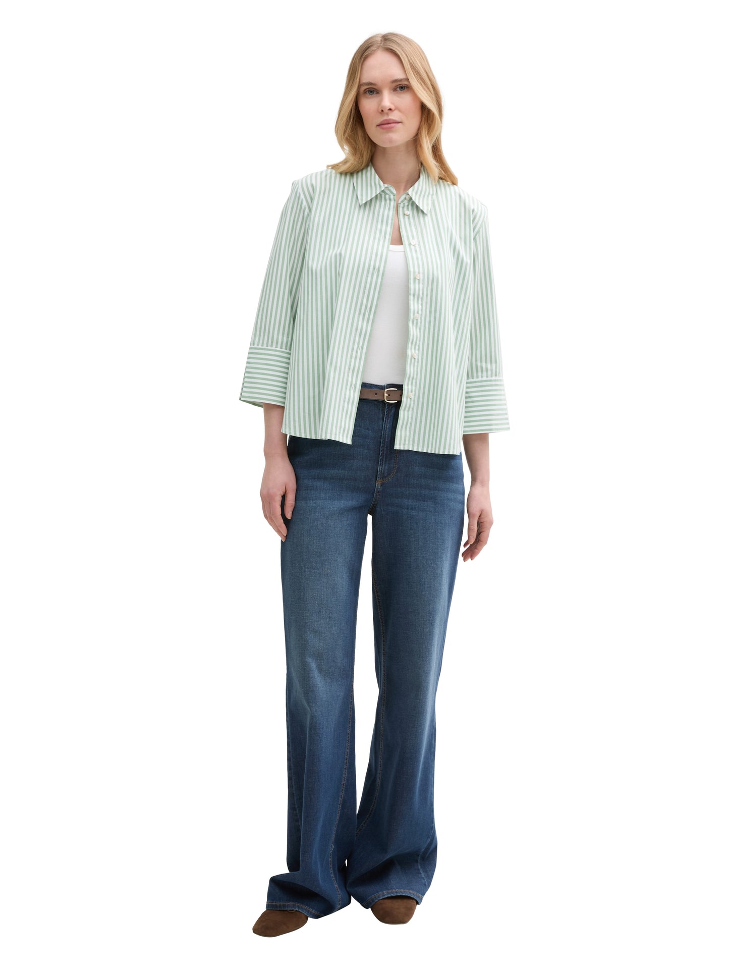 blouse modern shape striped - 1045256