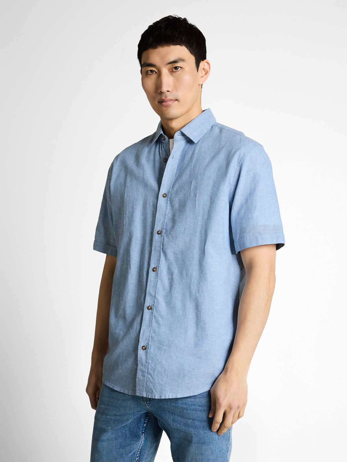 cotton linen shirt - 1049611