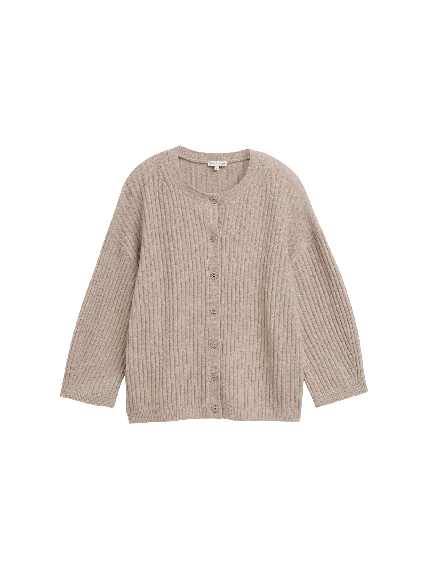 knit cosy rib cardigan - 1047694