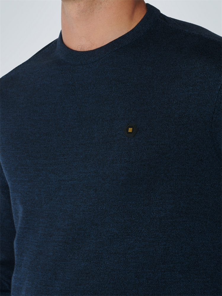 Pullover Crewneck 2 Coloured Melang - 17210880SN