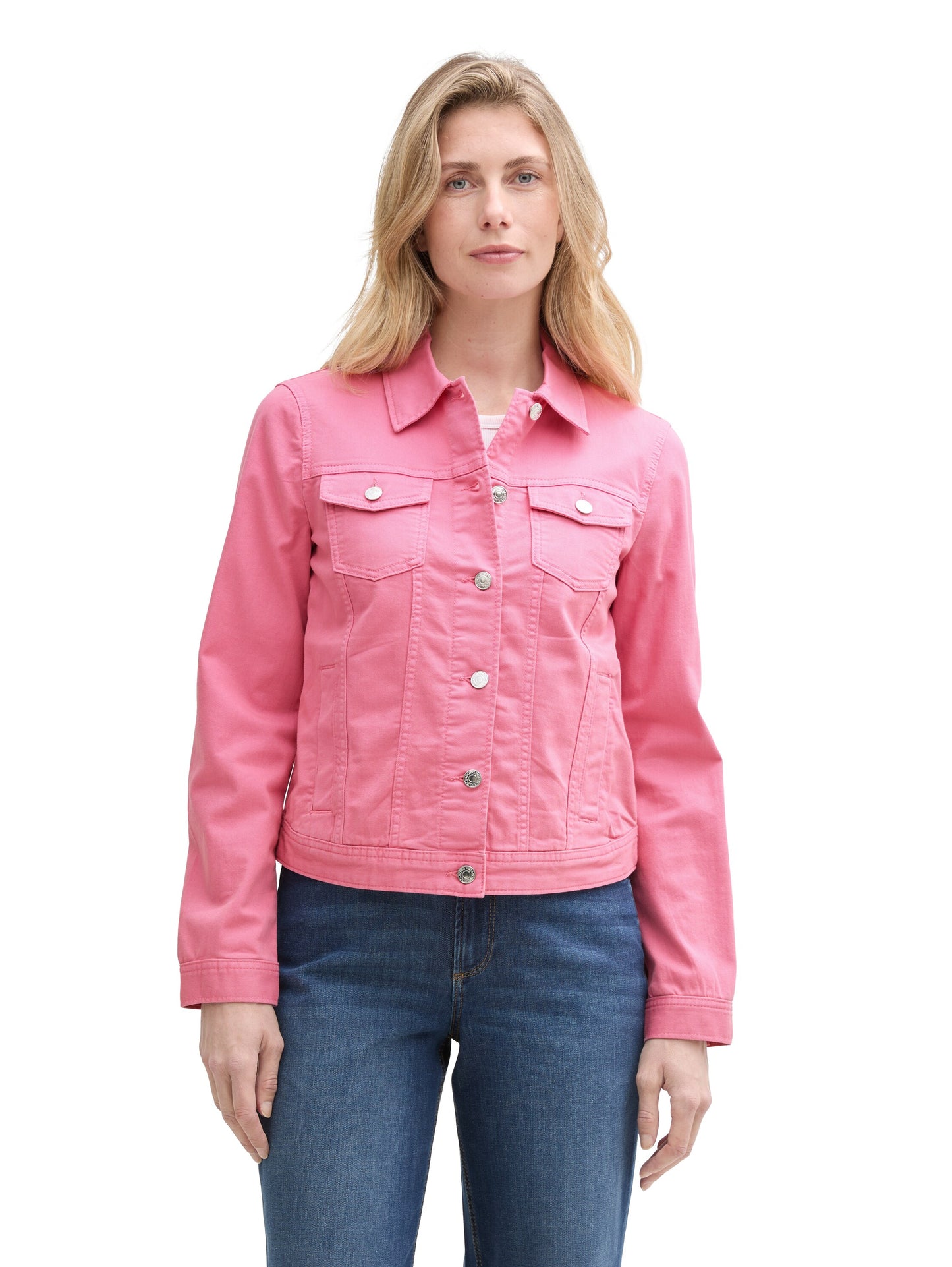 colored denim jacket - 1045390