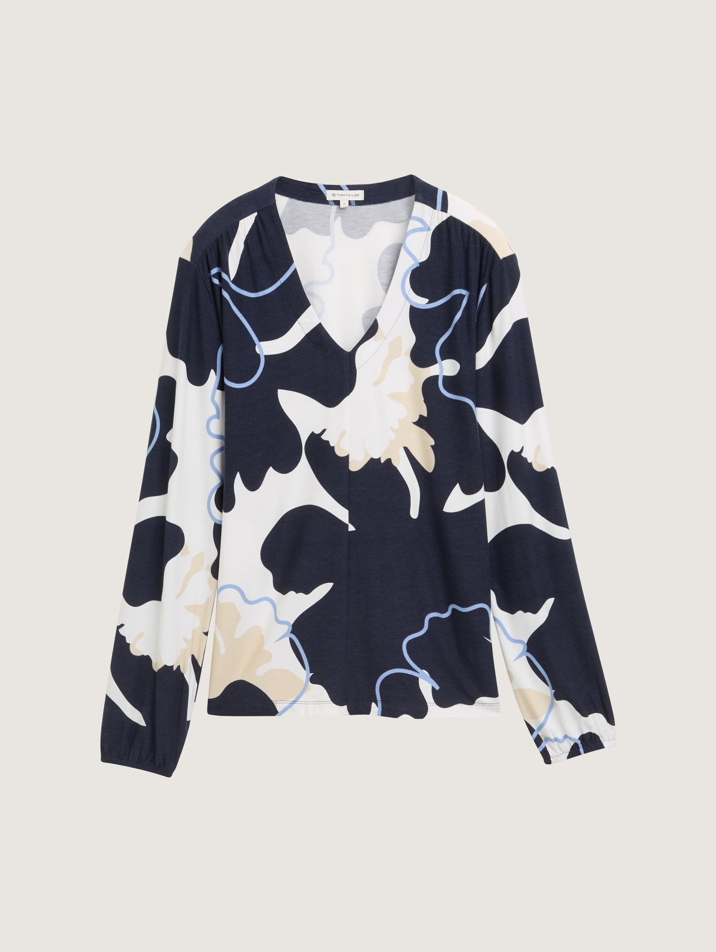 T-shirt v-neck alloverprinted - 1045559