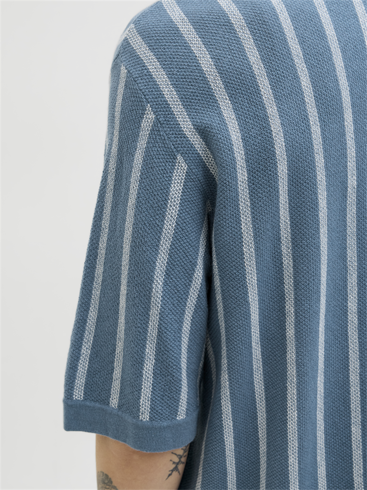JJEMIL KNIT STRIPED SHIRT SS - 12268460