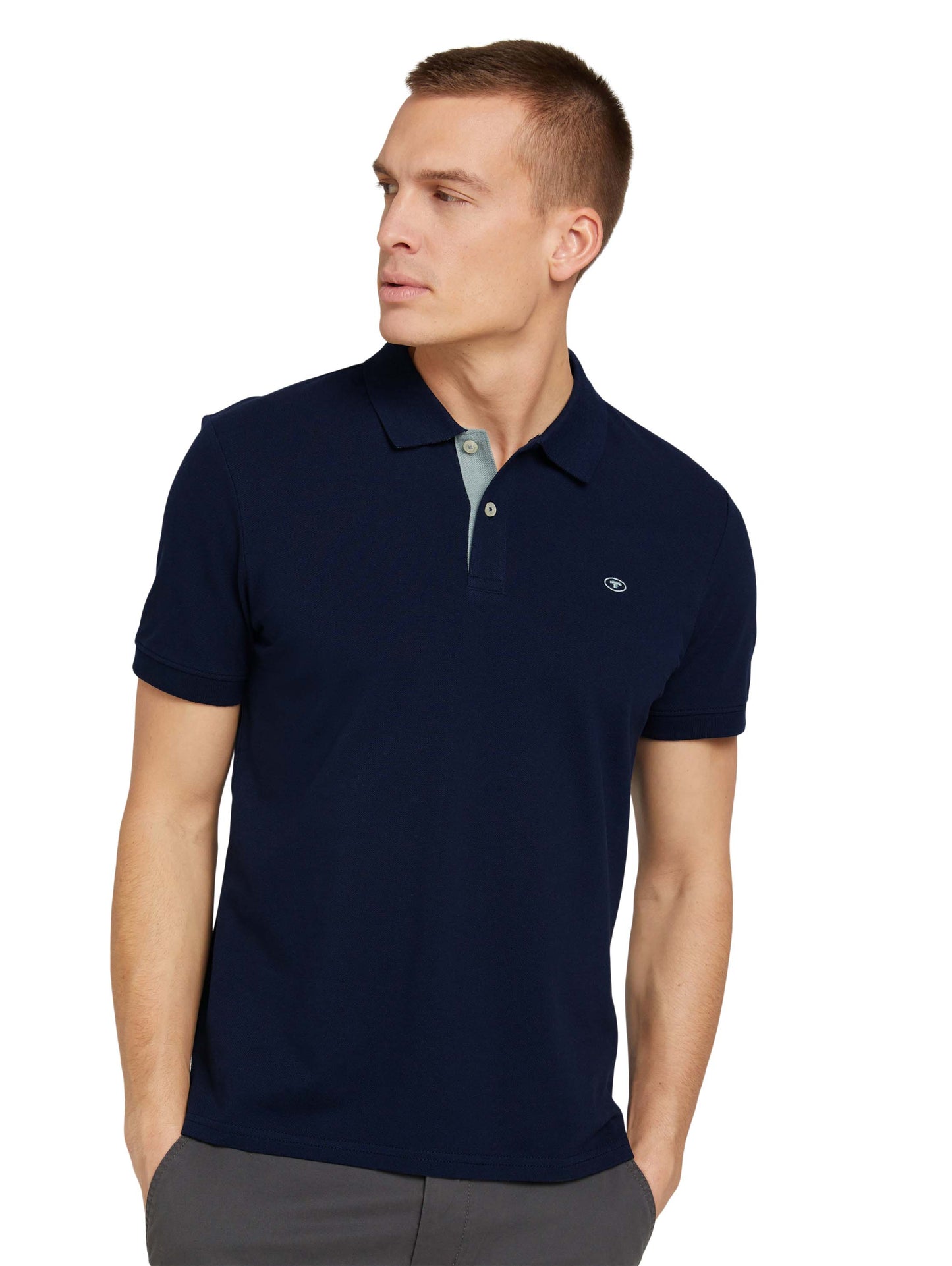 basic polo with contrast - 1027713