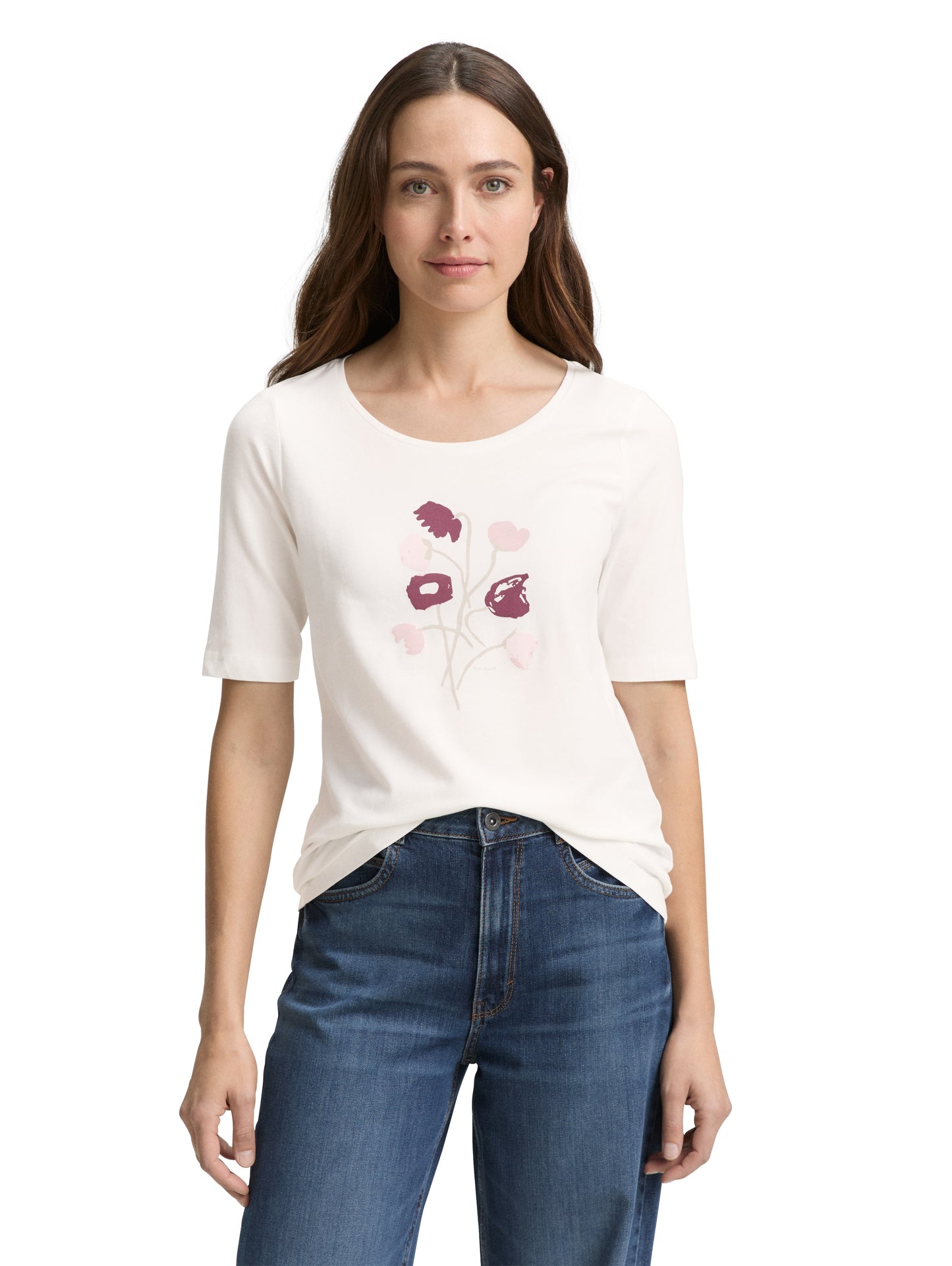 T-shirt basic with print - 1047062
