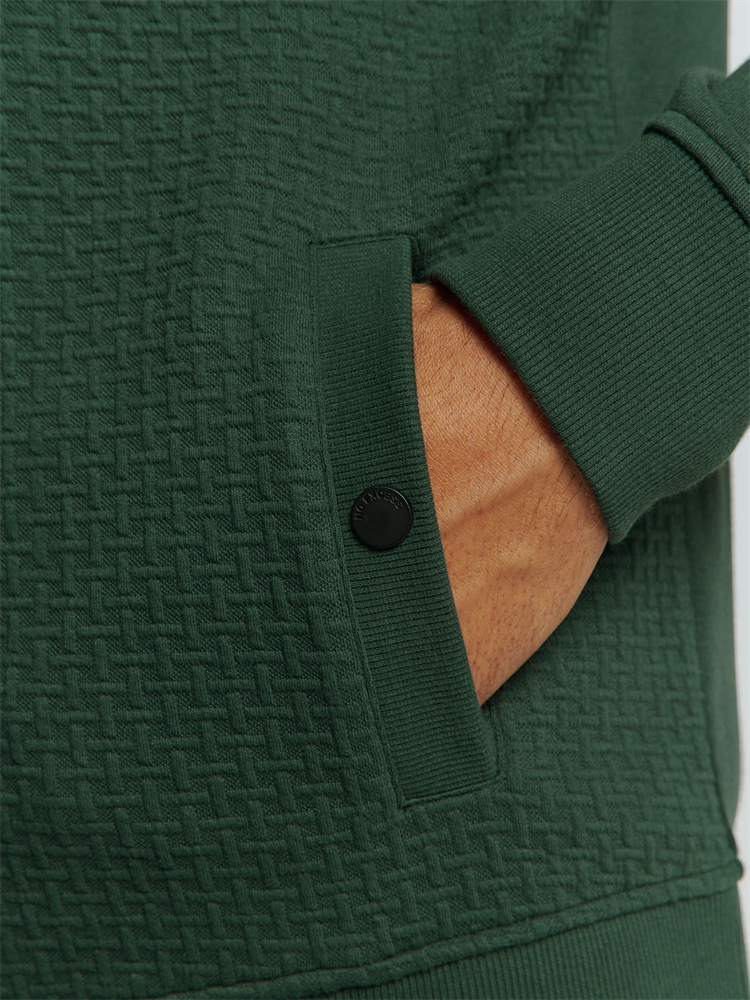 Sweater Hooded Full Zipper Double L - 25100907