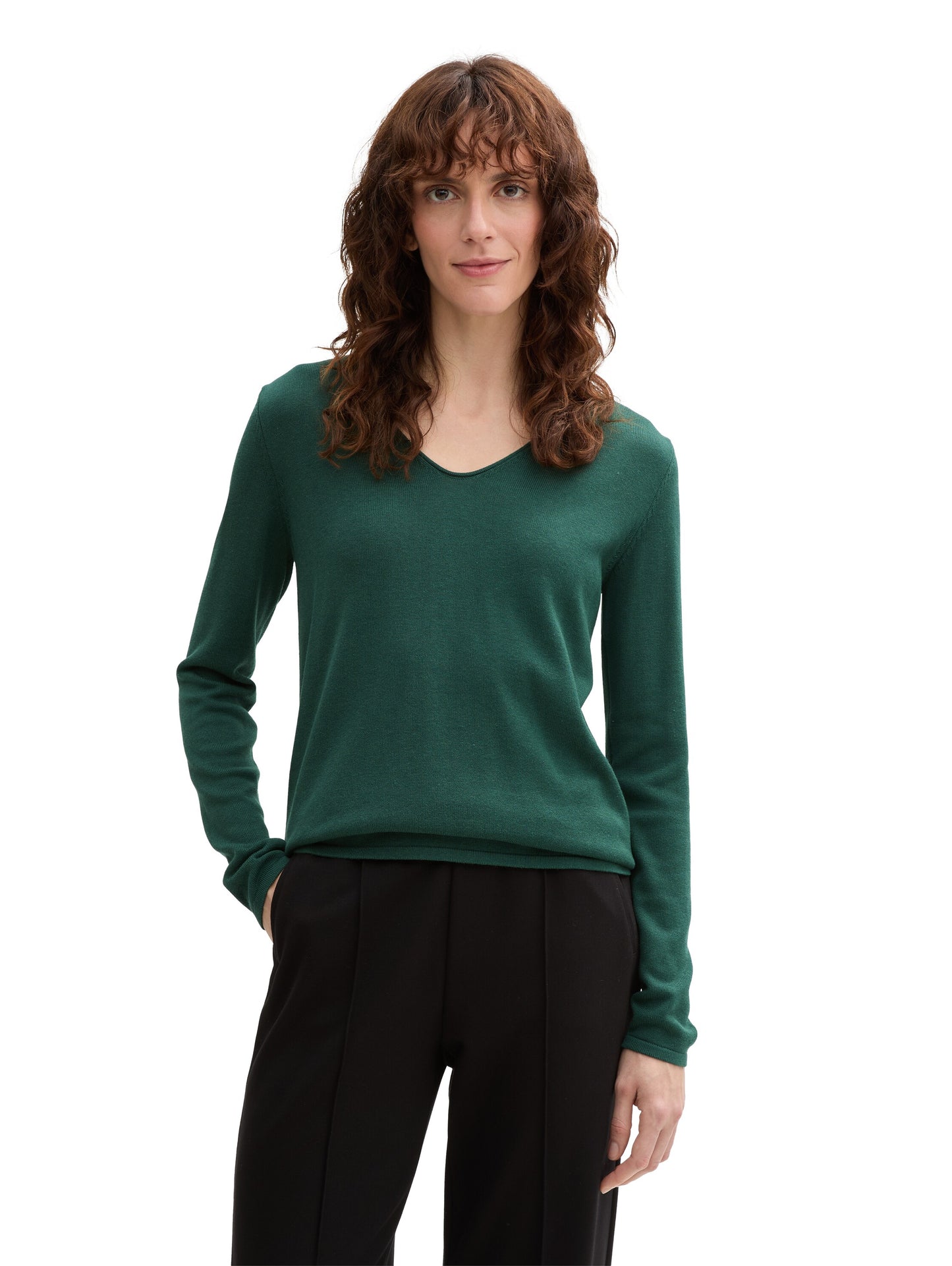 sweater basic v-neck - 1012976