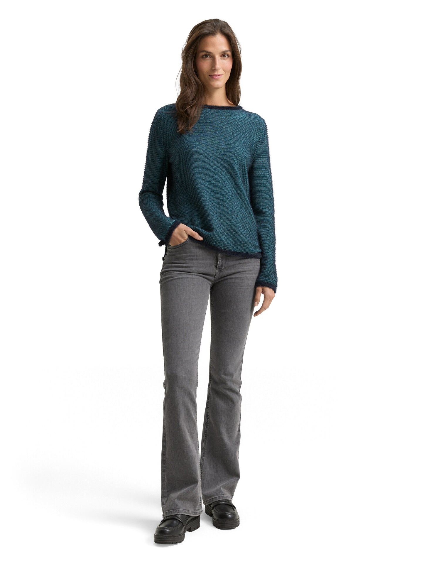 knit striped featheryarn pullo - 1049152