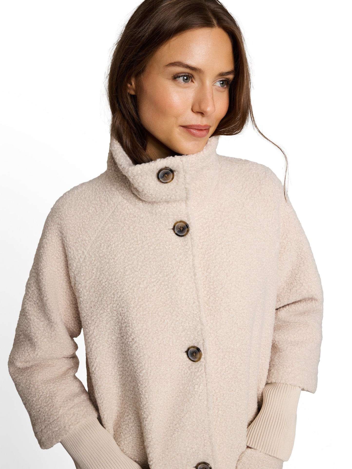 boucle coat - 1053758