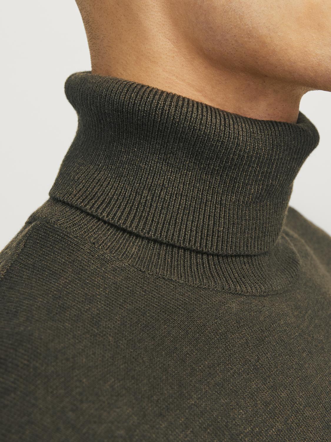 JJEEMIL KNIT ROLL NECK NOOS - 12157417