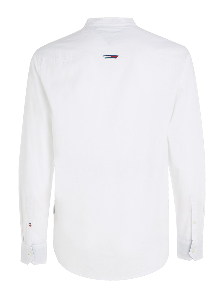 TJM CLSC MAO LINEN BLEND SHIRT - DM0DM15927