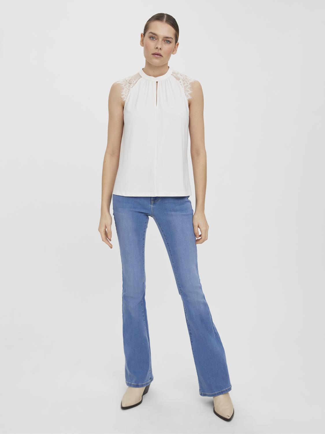 VMMILLA SL LACE TEE GA NOOS - 10226072