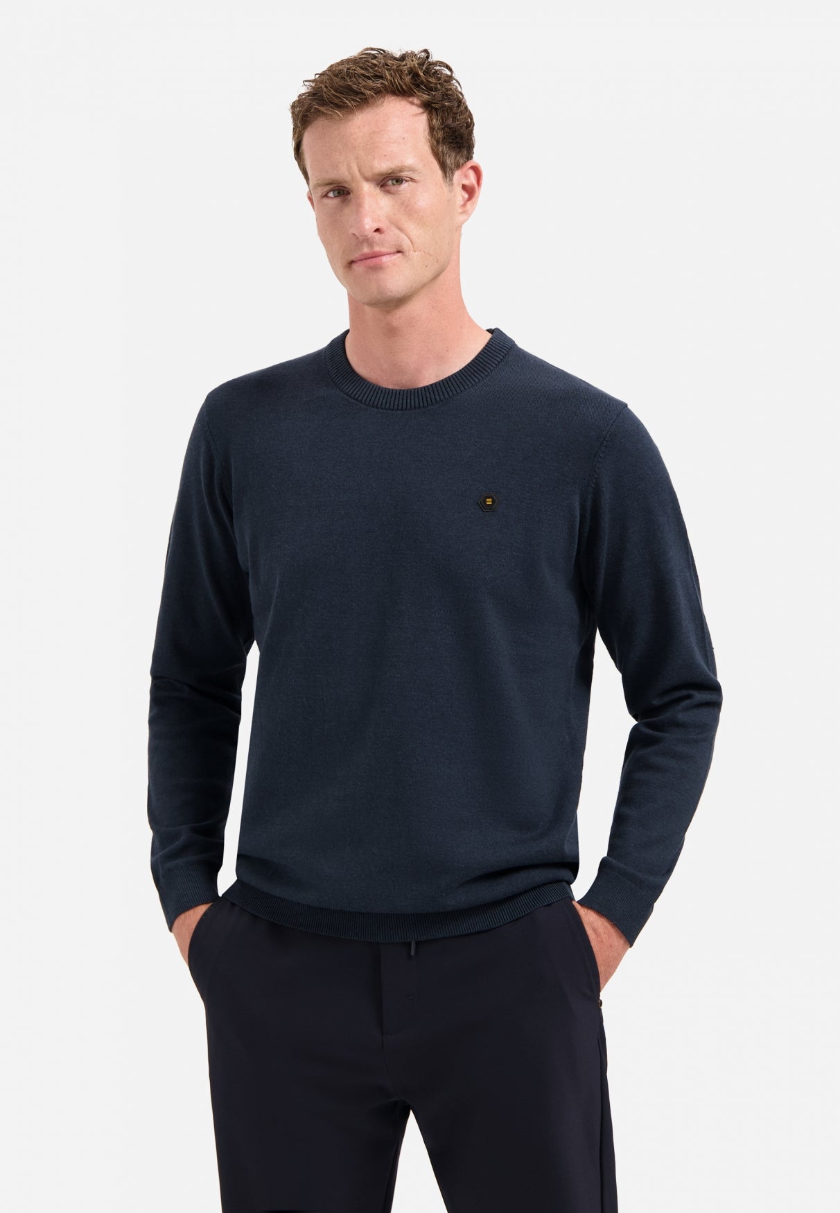 Pullover Crewneck 2 Coloured Melang - N2180