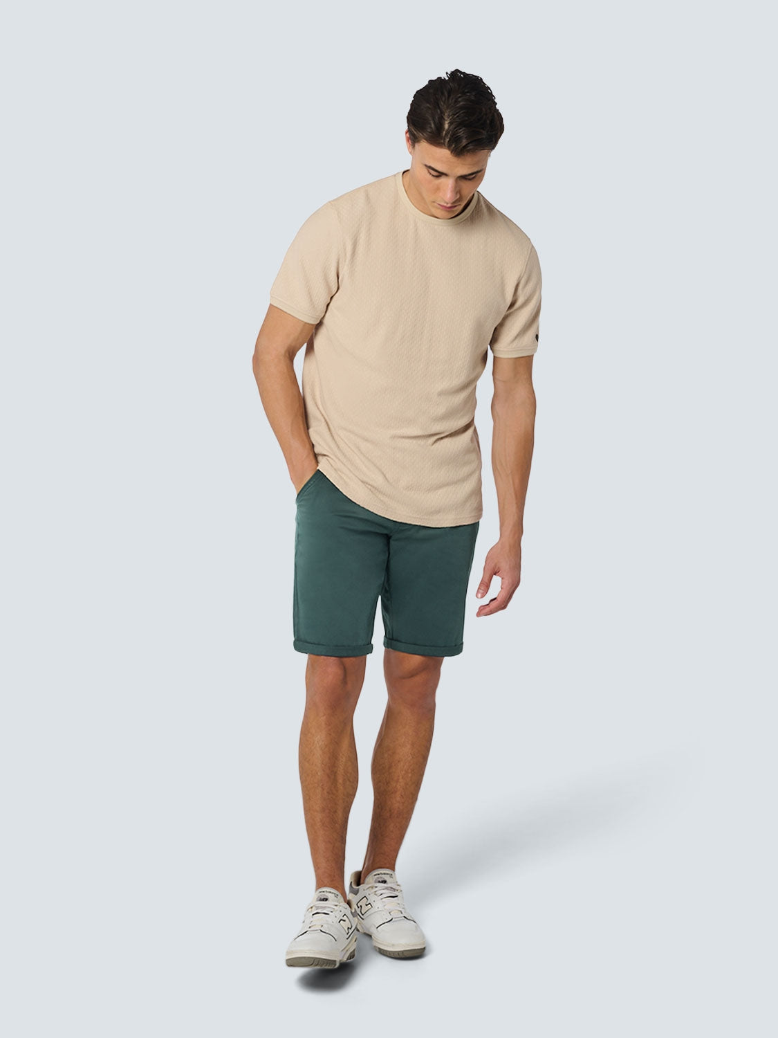 Short Chino Garment Dyed Twill Stre - 238190306SN
