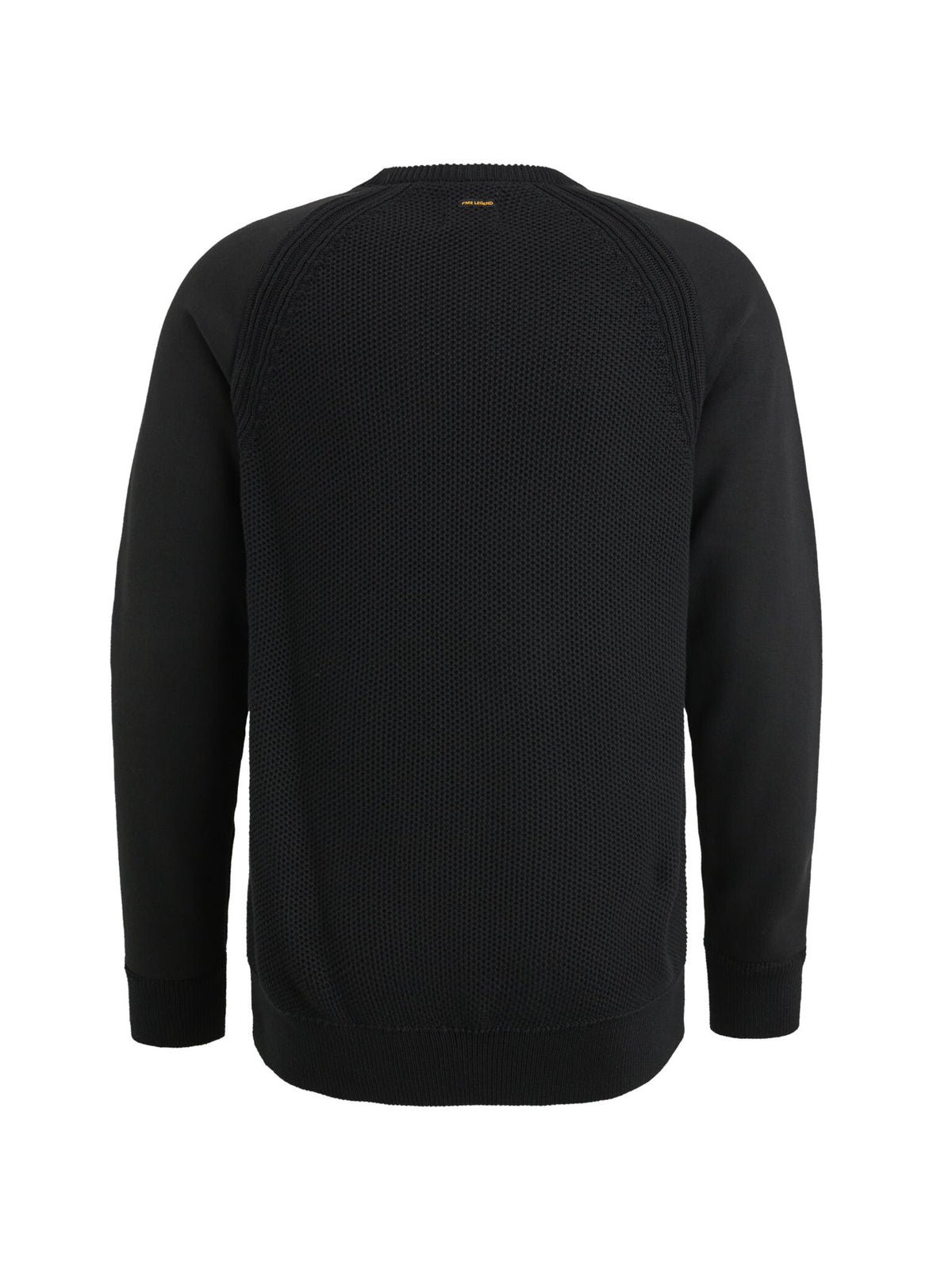 R-neck knit sweat combination - PKW2409323