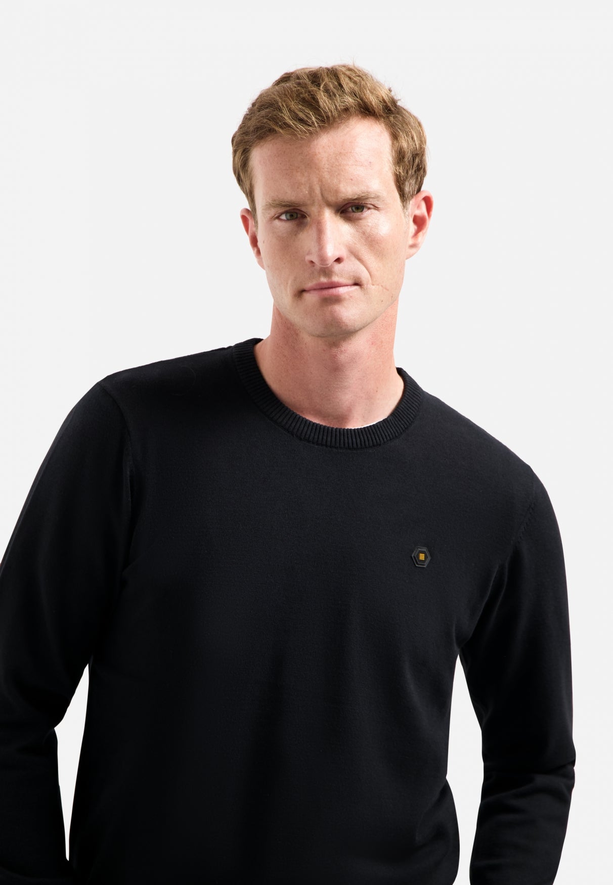 Pullover Crewneck 2 Coloured Melang - N2180