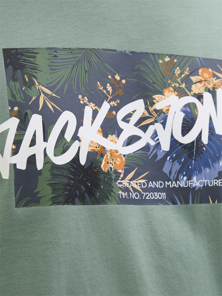JJHAWAII SHAPE TEE SS CREW NECK LN - 12269324