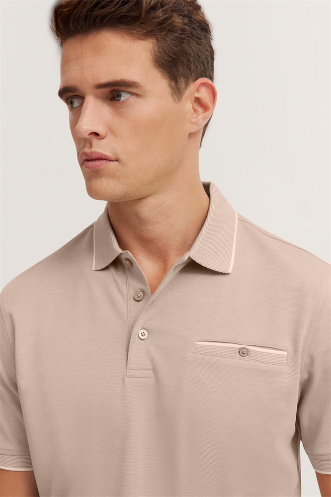 HERREN POLO 1/2 ARM - 75091C 8151