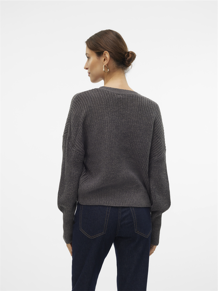 VMLEA LS V-NECK CUFF CARDIGAN NOOS - 10249632