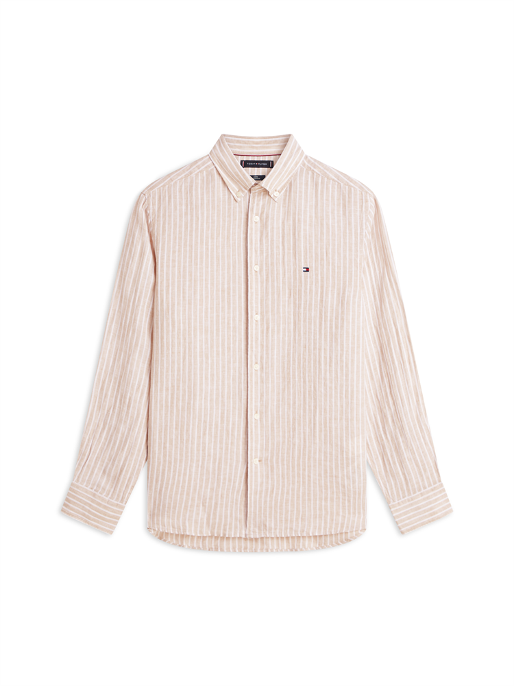 LINEN BENGAL STRIPE RF SHIRT - MW0MW42400