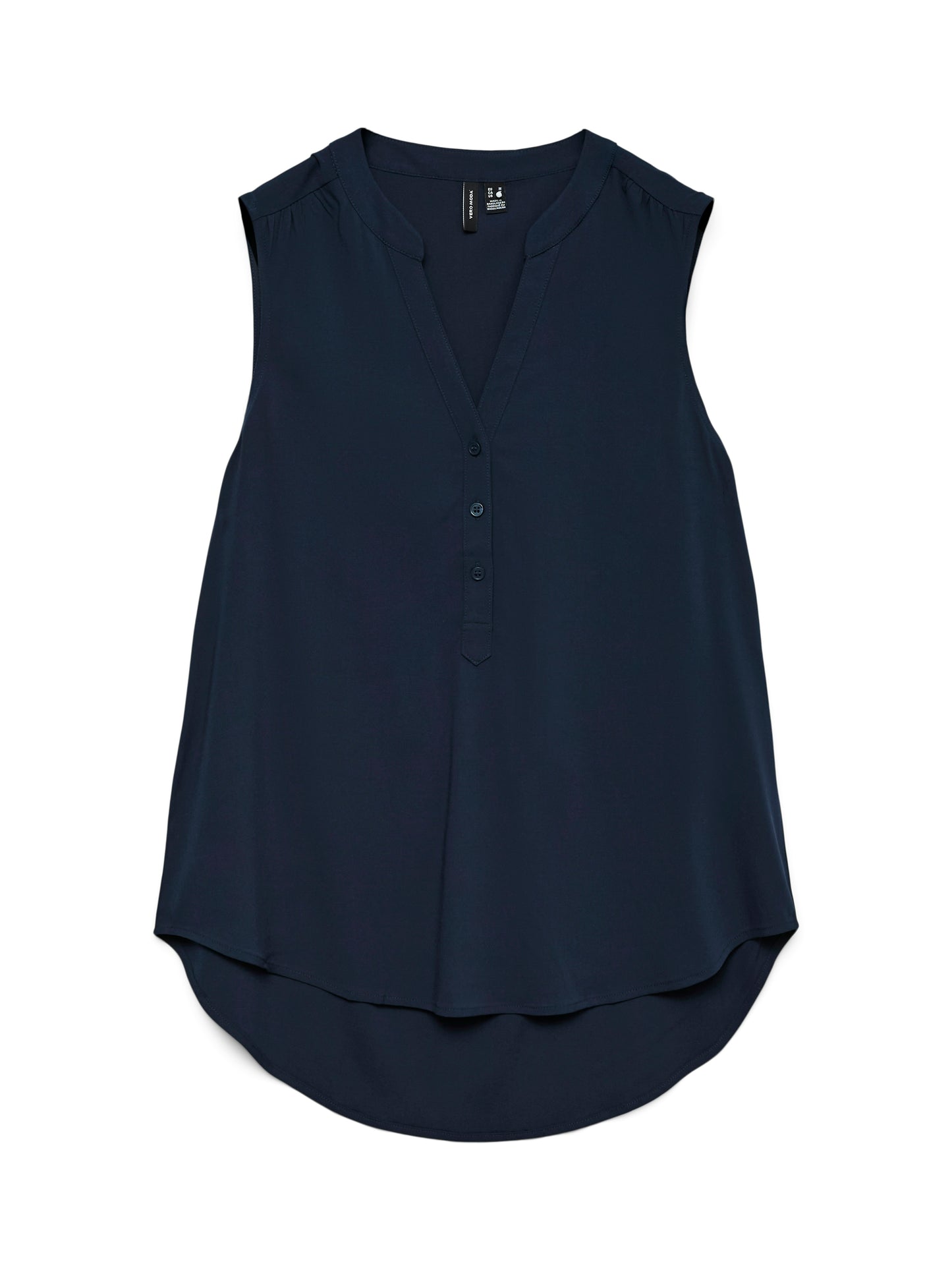 VMBELLA SL V-NECK TOP WVN GA NOOS - 10326002