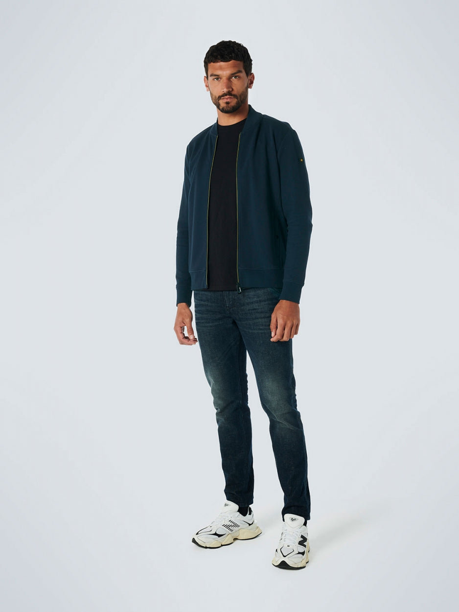 Sweater Full Zipper Twill Jacquard - 21100823SN