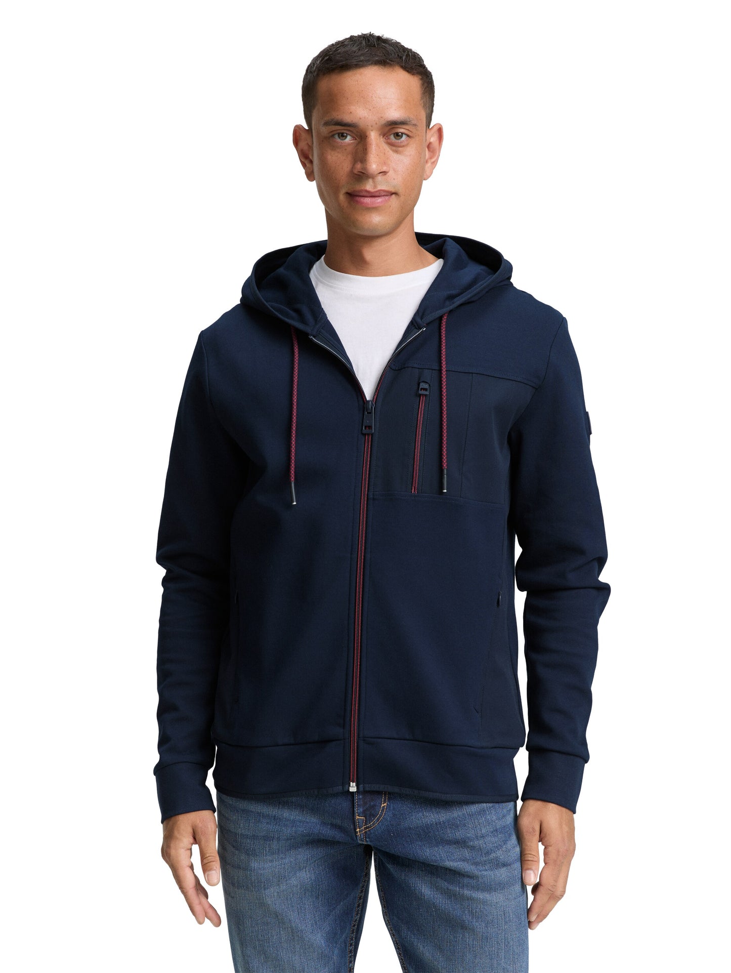 detailed hoodie jacket - 1047831