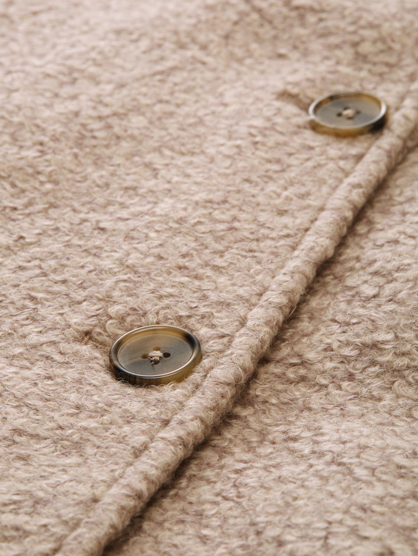 bouclé cape jacket - 1046602