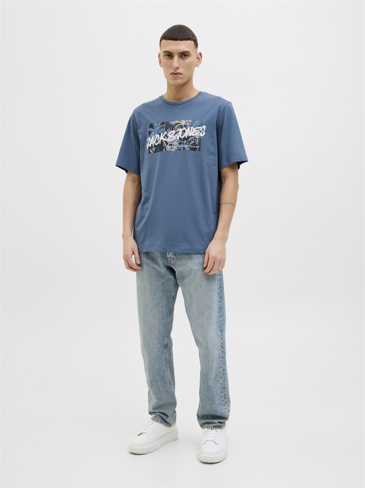 JJHAWAII SHAPE TEE SS CREW NECK LN - 12269324