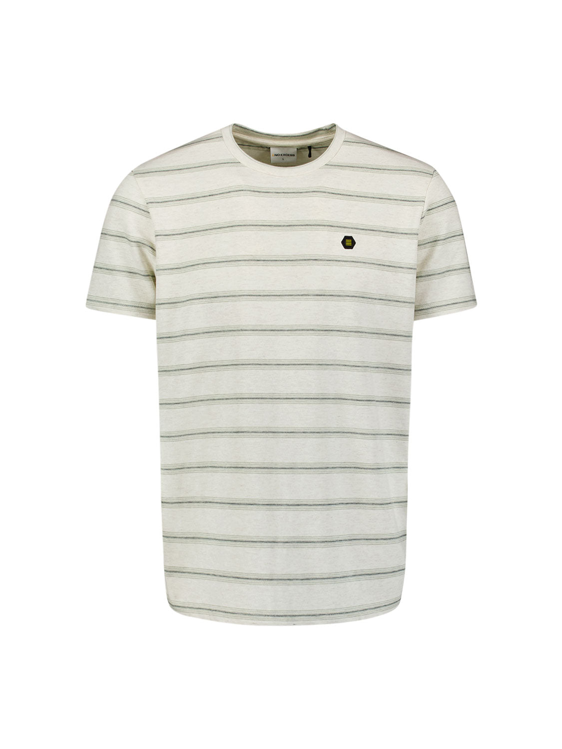 T-Shirt Crewneck Jacquard Stripe - 28350450